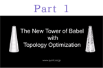image : The New Tower of Babel with Topology OptimizationThe New Tower of Babel