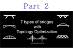image : 7 Types of bridges with Topology Optimization
