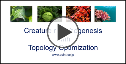 動画：Helical structures with Topology Optimization