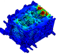 VOXELCON：エンジンブロックの構造解析